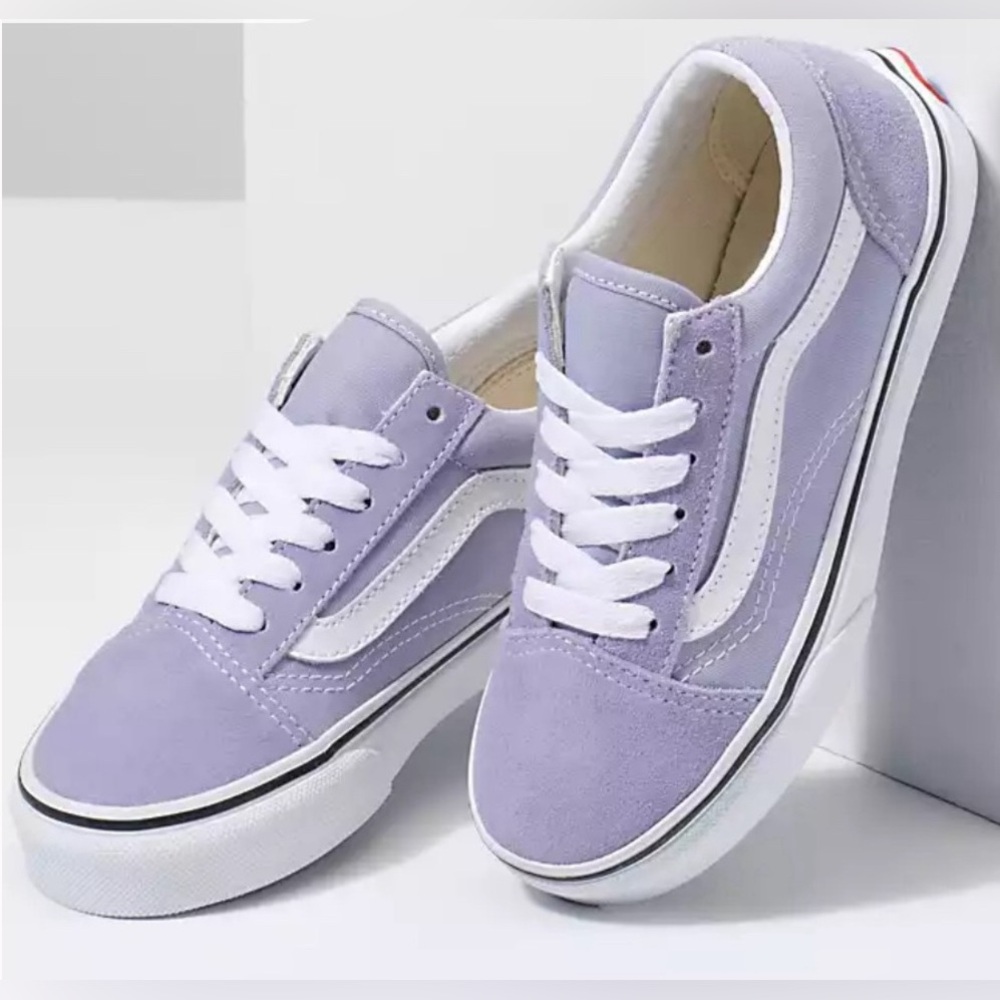 VGUC- Vans Old Skool ‘Languid Lavender’ Canvas & Suede Sneaker